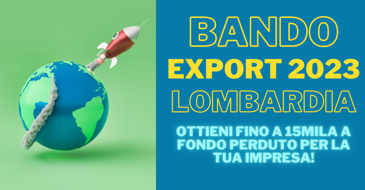 Bando export 2023- Lombardia
